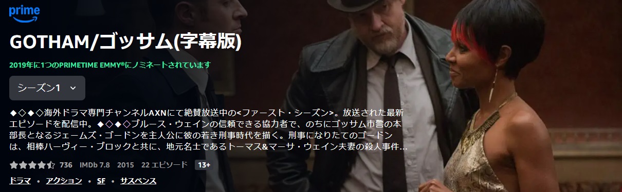 GOTHAM/ゴッサム シーズン1 22話長かったけど面白い/あらすじと感想