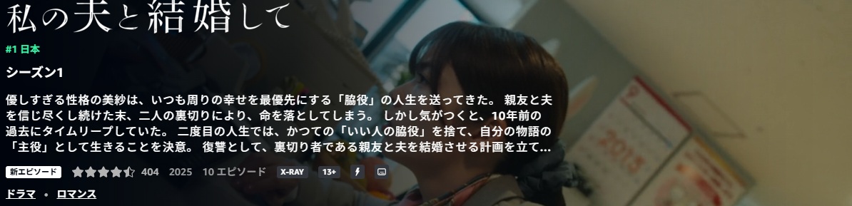 韓国からのリメイク「私の夫と結婚して」日本版 / あらすじと感想